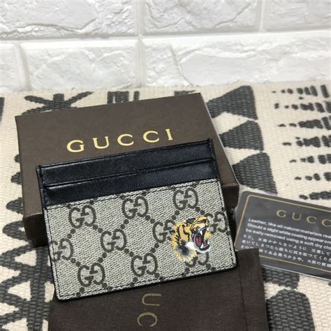 white gucci cardholder|gucci card holder men.